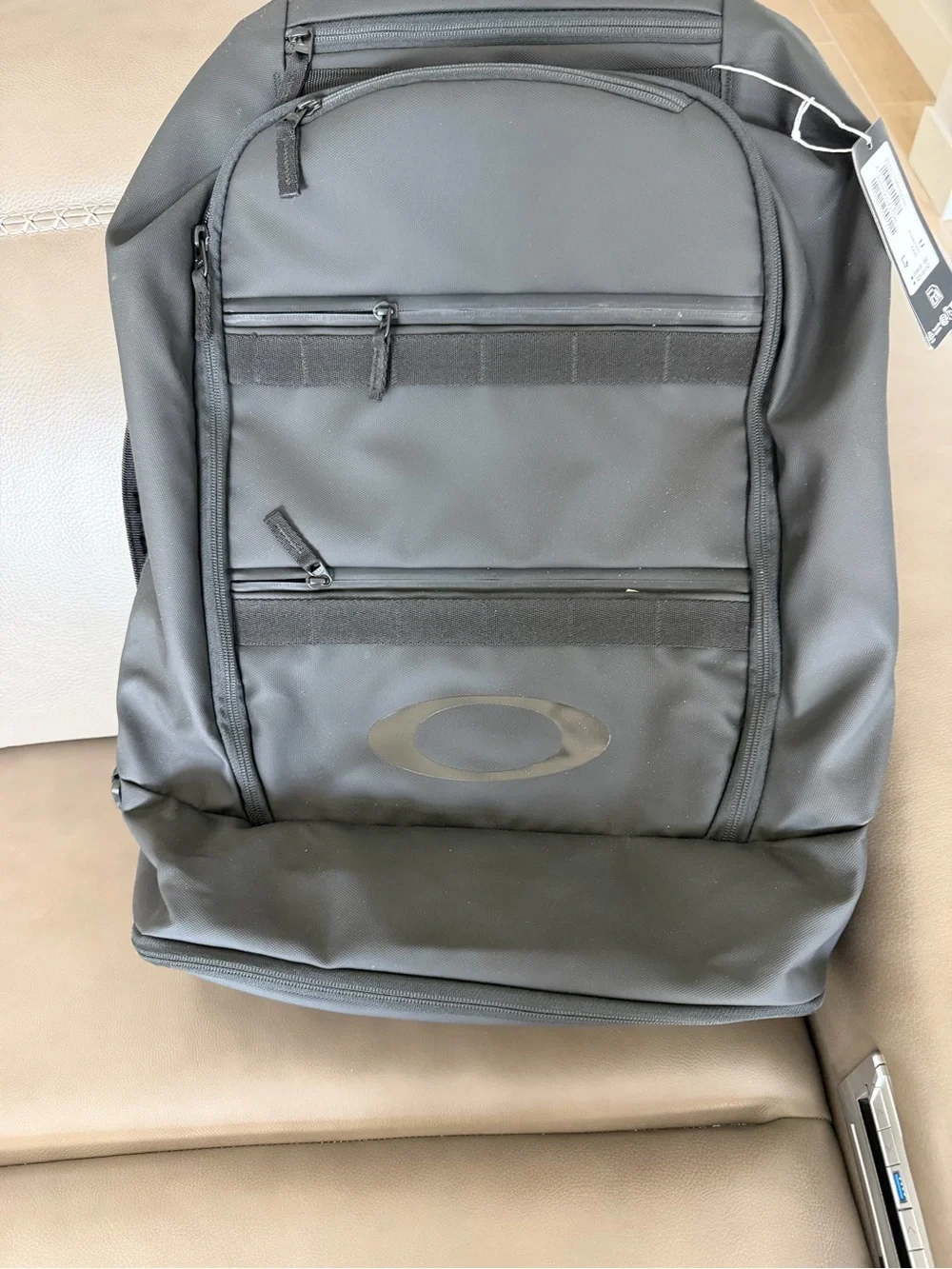 Oakley Rover Black Tactical-Style Backpack with Multiple Front Pockets